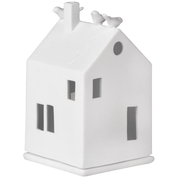 Luminous house with porcelain birds - Räder - 2