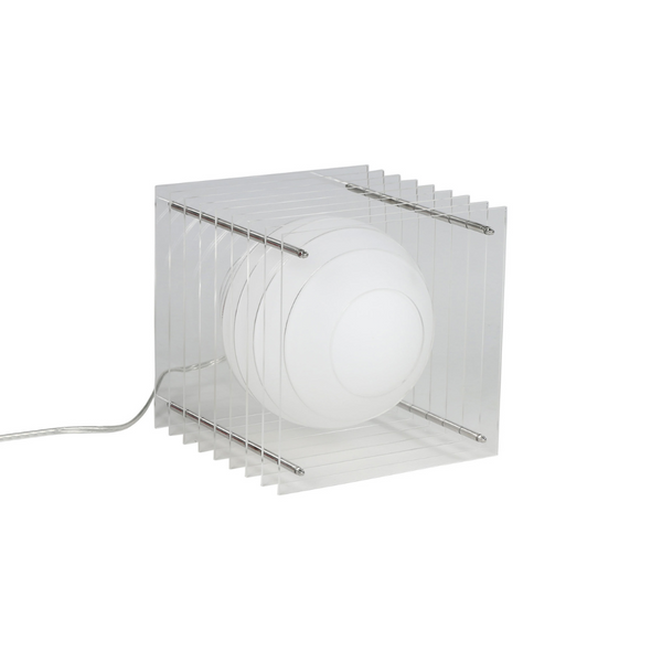 Lop Table Lamp - Big Square Transparent - Bang - 3