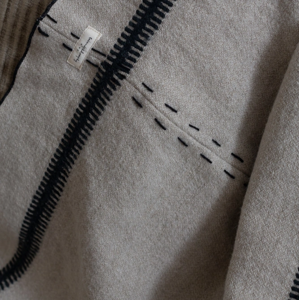 Uki Wool and Linen Throw 200x100 cm - Bed and Philosophy - 3