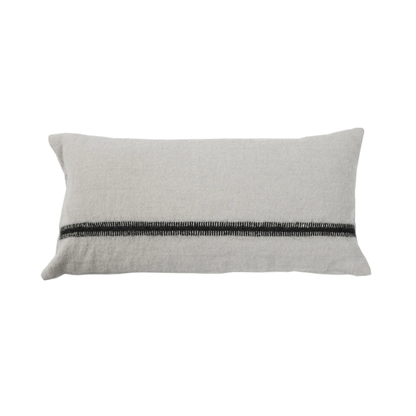Umi Wool and Linen Cushion 60x30 cm - Bed and Philosophy - 1