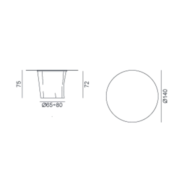 Brick Table - Gervasoni - 4 sizes - 5