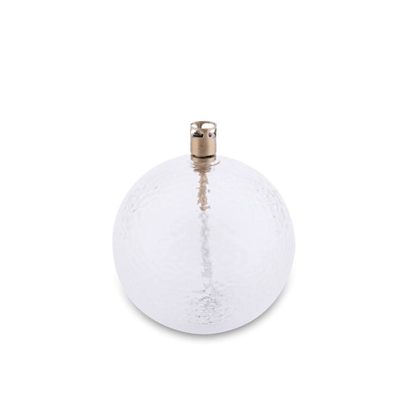 Lampe à huile ronde M - Laiton Martelée - Peri Living - 1