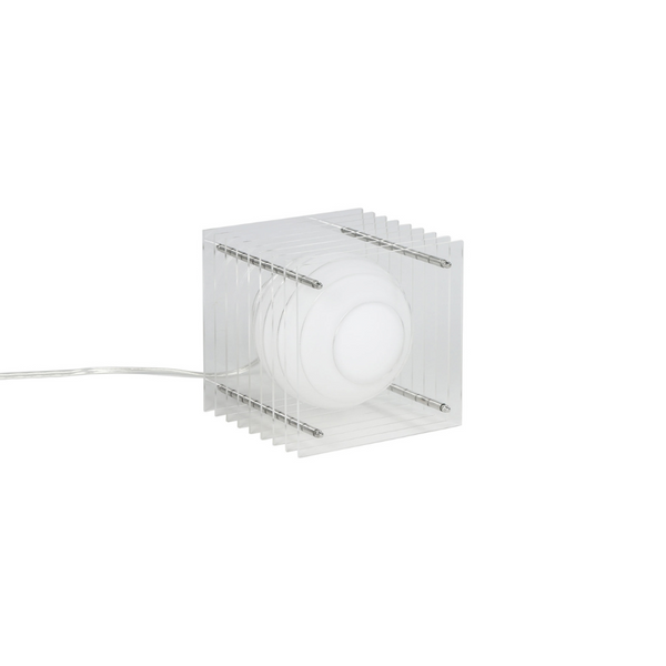 Lampe à poser Lop - Small square Transparent - Bang - 2