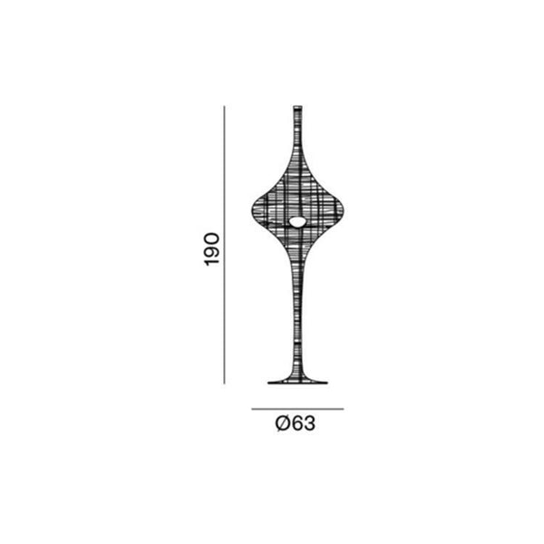 Spin Floor Lamp - Model M - Gervasoni - 5