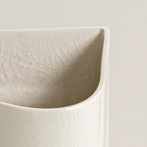 Vase Vibration - Charolles 1844 - Textured Ivory - 2