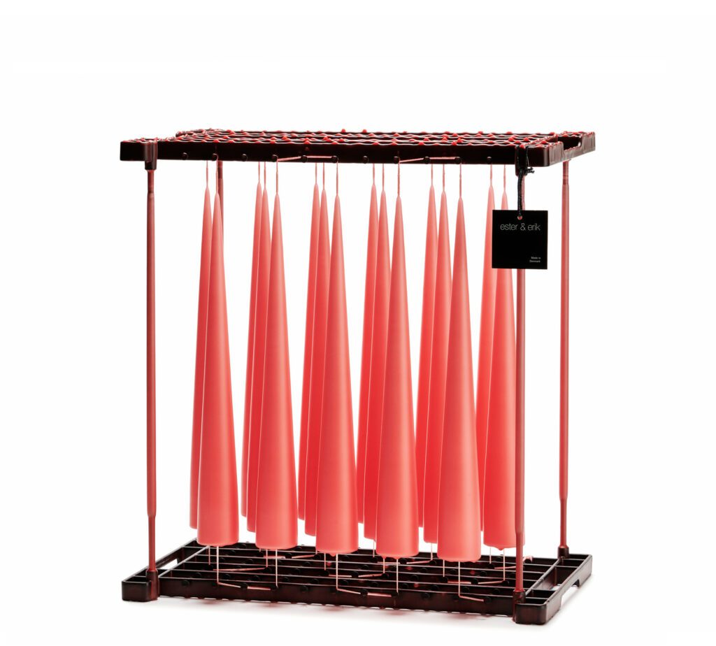 Taper candle 37cm Coral reef - Ester & Erik