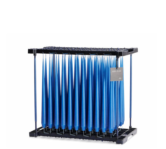 Chandelle 32cm Deep Blue mat Ester & Erik - bougie cylindrique scandinavie finition mate