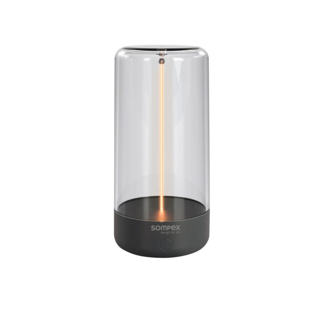 Lampe à poser design Sompex Pulse en plastique avec éclairage LED innovant