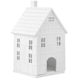 Lanterne décorative maison européenne porcelaine non émaillée Räder hauteur 19cm pour éclairage LED