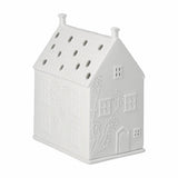 Lanterne décorative porcelaine blanche Räder - maison de campagne lumineuse pour bougie chauffe-plat