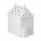 Lanterne décorative cottage porcelaine Räder éclairée par bougie chauffe-plat