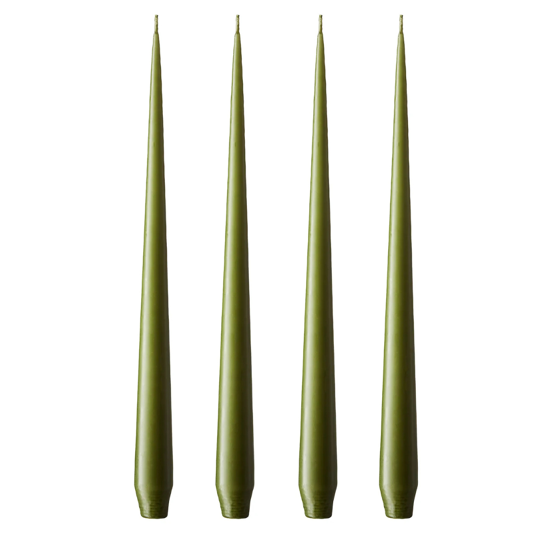 Chandelle 32cm couleur olive mat de la marque Ester & Erik, design épuré scandinave