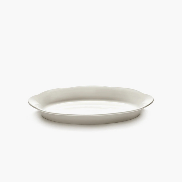 Assiette creuse ovale 24,5 cm - Silhouette par Sergio Herman - Serax