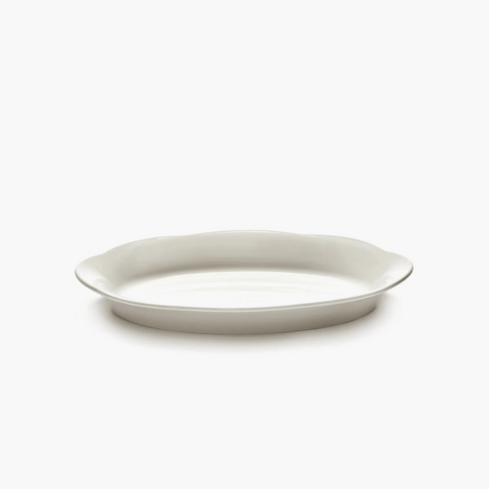 Assiette creuse ovale 24,5 cm - Silhouette par Sergio Herman - Serax