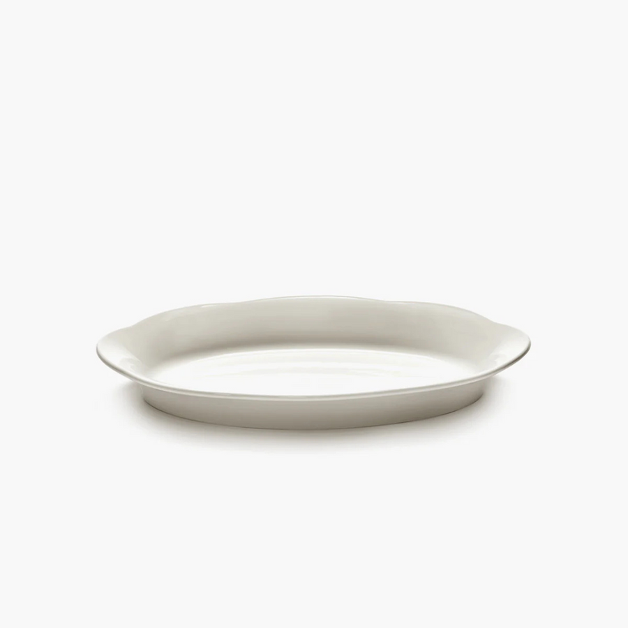 Ovale tiefe Teller 24,5 cm - Silhouette by Sergio Herman - Serax