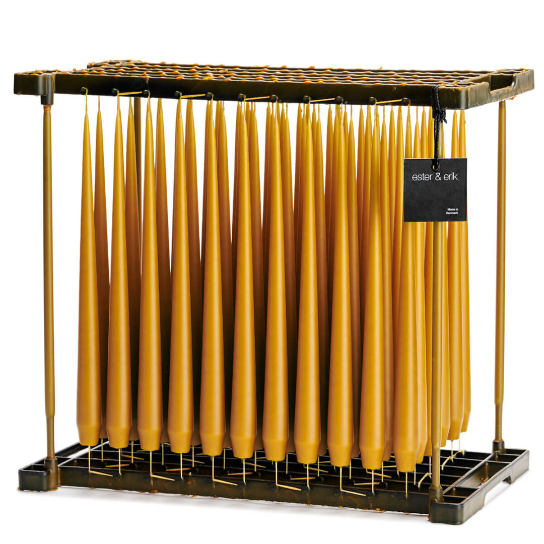 Chandelle 32cm couleur warm amber mat de la marque Ester & Erik, finition mate élégante pour décoration intérieure
