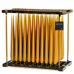 Chandelle 32 cm Warm amber mat - Ester & Erik