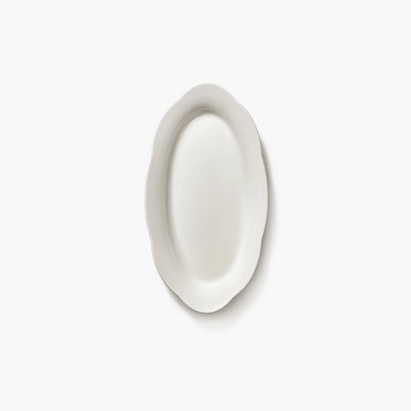 Assiette creuse ovale 18,5 cm - Silhouette par Sergio Herman - Serax