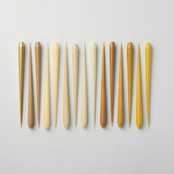 Chandelle 32 cm Warm amber mat - Ester & Erik