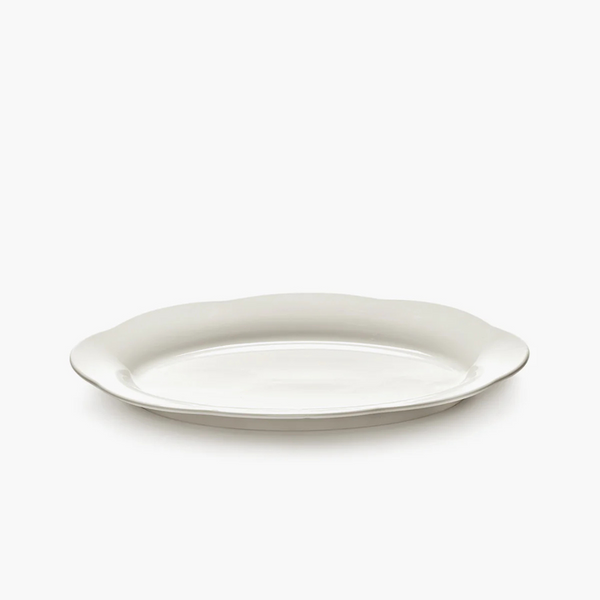 Assiette creuse ovale 30 cm - Silhouette par Sergio Herman - Serax