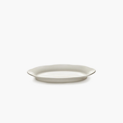 Assiette creuse ovale 18,5 cm - Silhouette par Sergio Herman - Serax