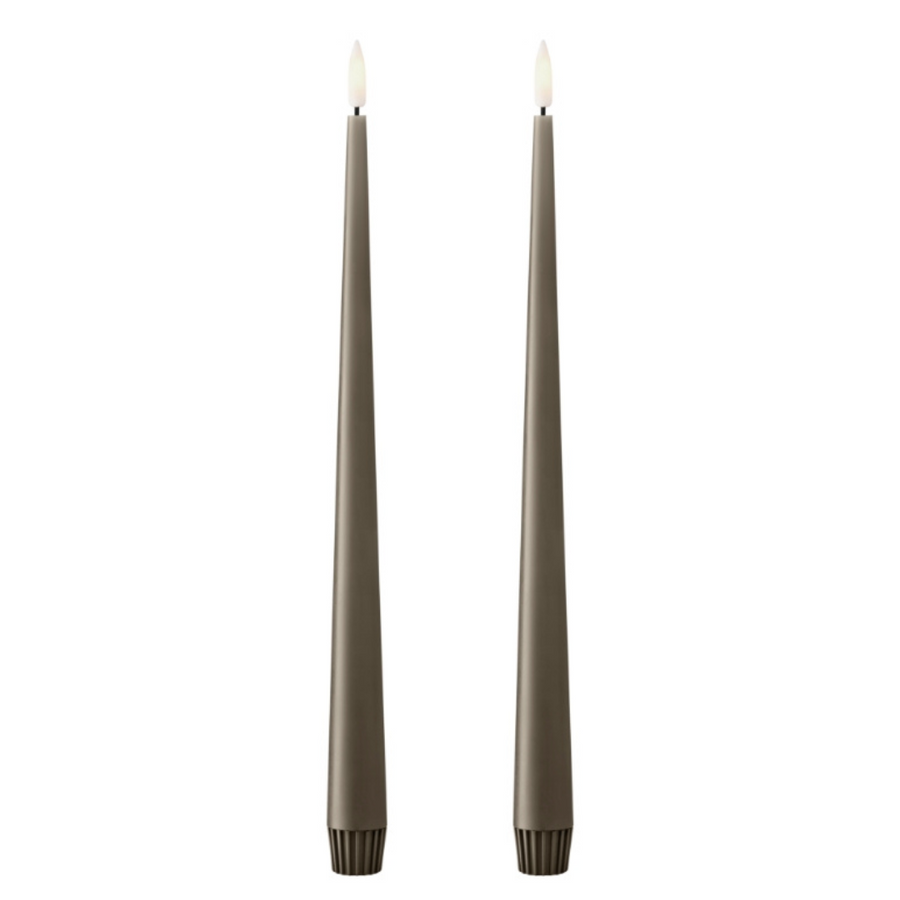 LED Candle - 30 cm Caviar - Ester & Erik