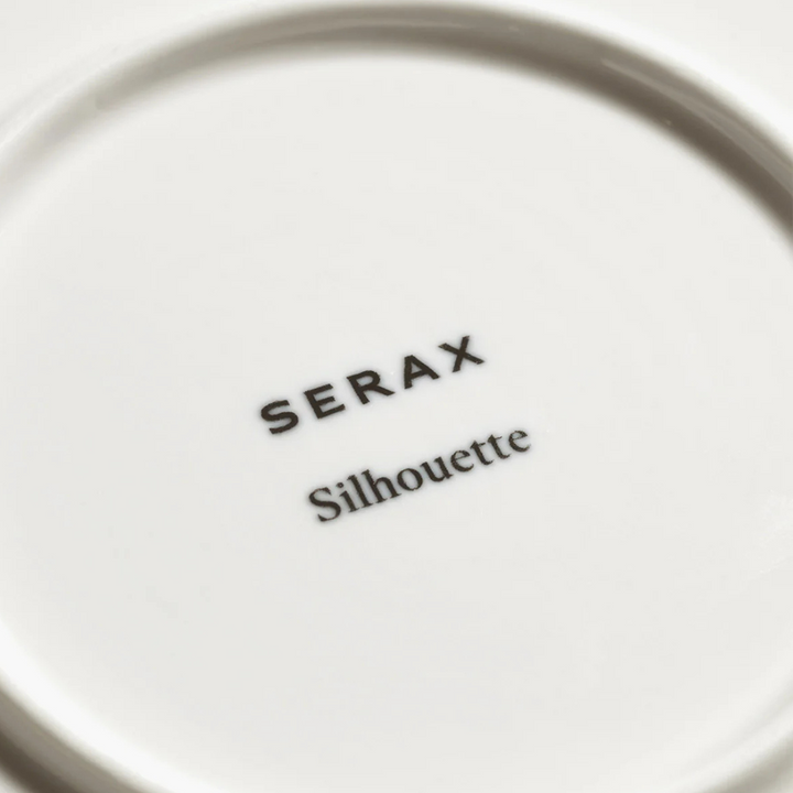 Assiette Serax Silhouette en porcelaine émaillée blanche éclatante