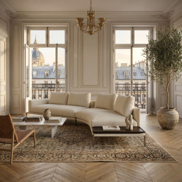 Canapé Noah - Zanotta (Tissu Vins Beige)