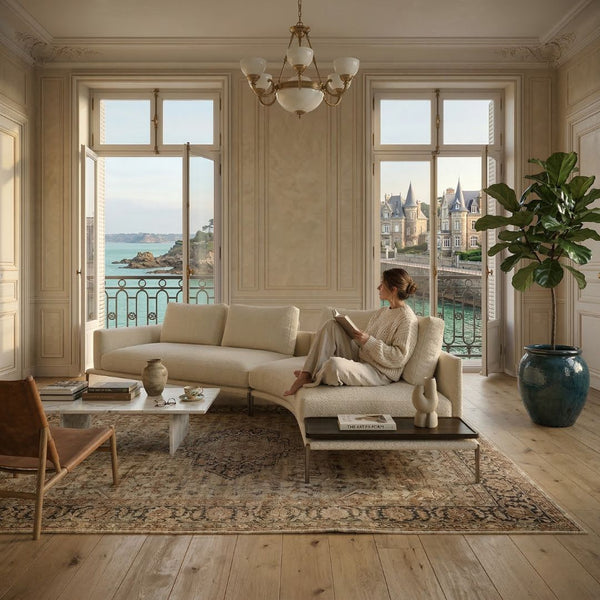 Canapé Noah - Zanotta (Tissu Vins Beige)