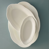 Assiette de présentation ovale 30x21cm collection Silhouette Serax