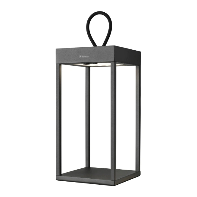 Lampe de jardin rechargeable Grace design contemporain aluminium