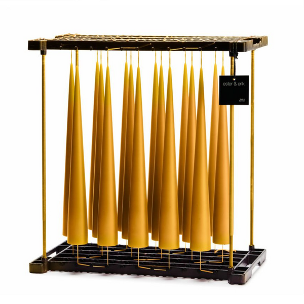 Bougie cône 37 cm Warm amber - Ester & Erik - Maison Archibald