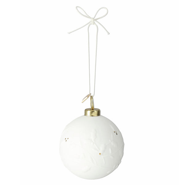 Boule de Noël en porcelaine - Le Houx - Räder