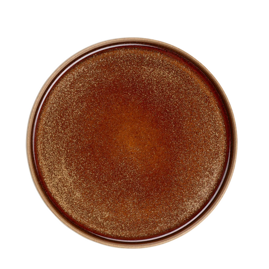 Assiette à dessert Gobi 21cm en grès texturé avec bords irréguliers - Asa Sélection