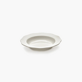 Assiette à pâtes blanche Silhouette Sergio Herman Serax vue de face