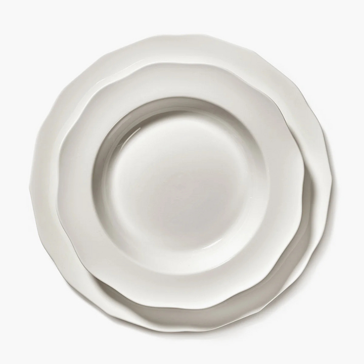 Profil latéral de l'assiette à pâtes 22cm Silhouette collection Serax
