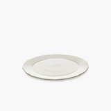 Assiette à dîner 26cm Silhouette porcelaine blanche Serax vue de dessus
