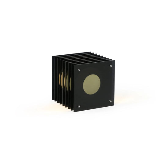 Lampe à poser Bang Small Square Dark Grey au design cubique minimaliste