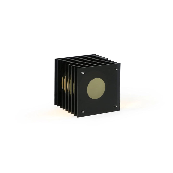 Lampe à poser Bang Small Square Dark Grey au design cubique minimaliste