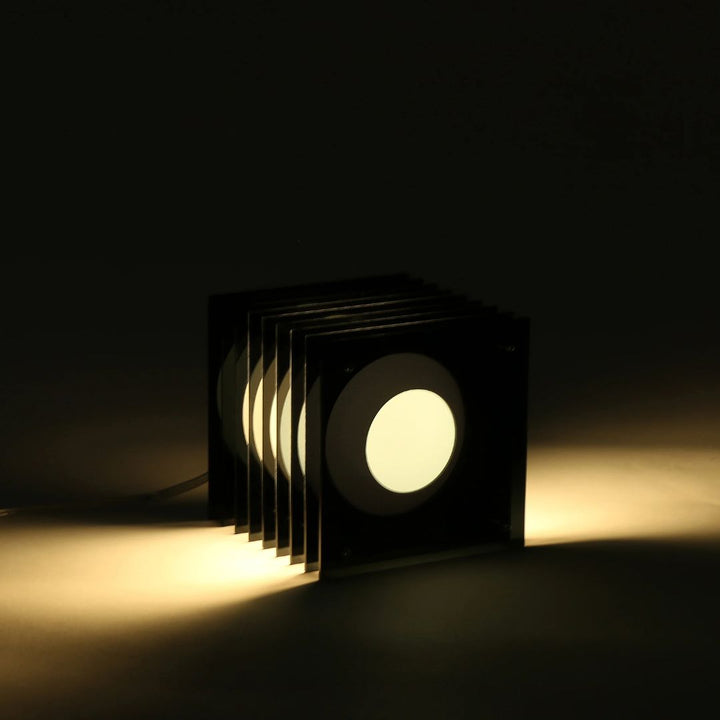 Luminaire de décoration Bang gris foncé avec formes géométriques épurées