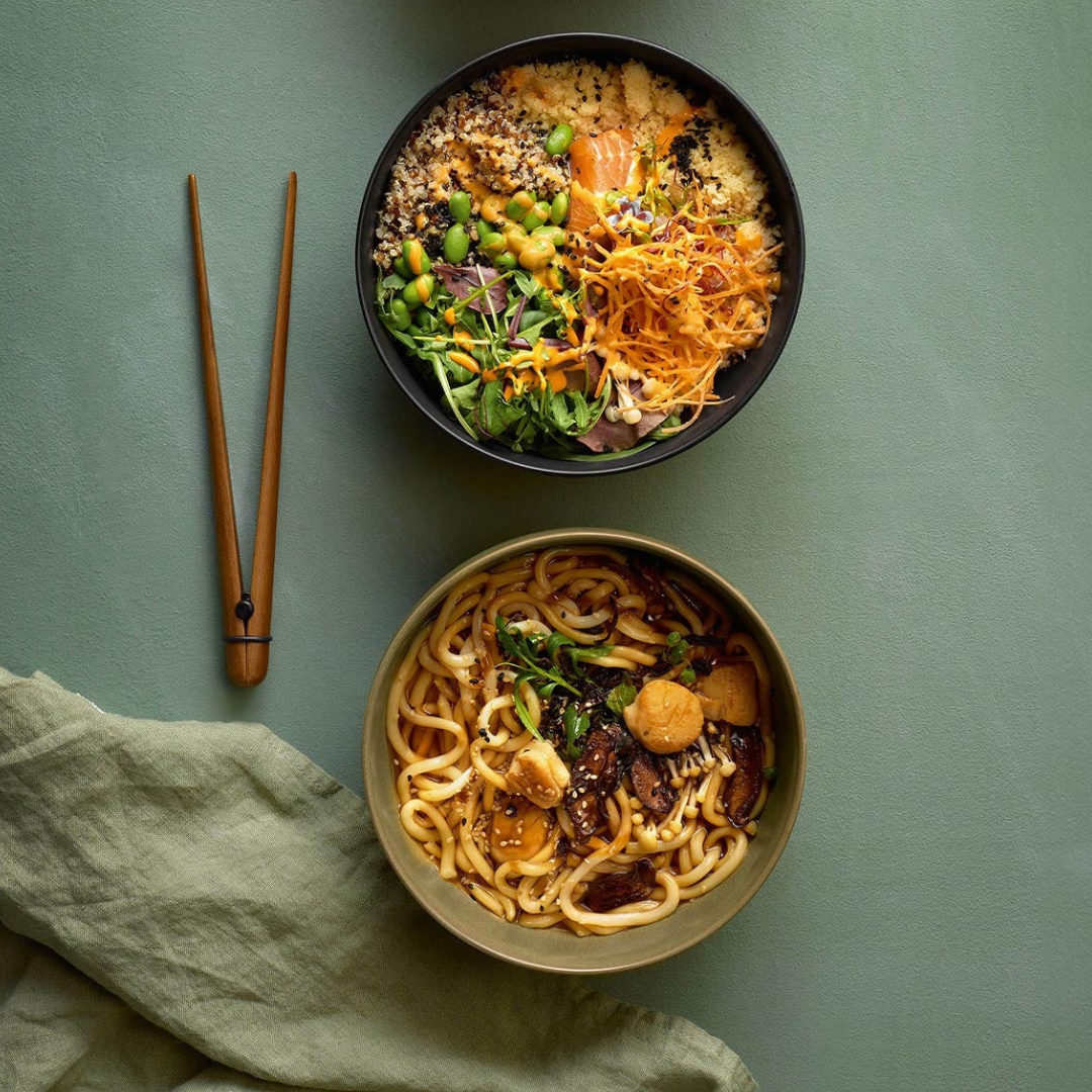 Saladier Buddha Bowl noir texture grès artisanal Asa Selection