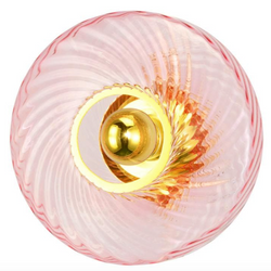 Applique Roxanne rose spinelle