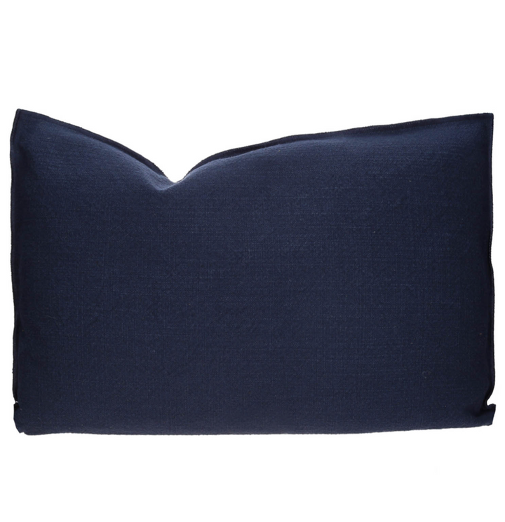 Coussin décoratif 50x70 Toile Towani coloris bleu navy Maison de Vacances