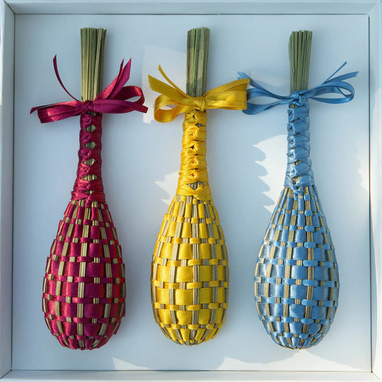 Trois fuseaux lavande collection Cézanne couleurs vibrantes décoration intérieur luxe MaisonArchibald