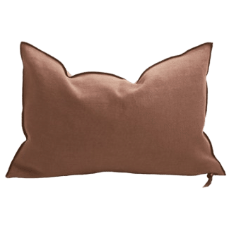 Coussin lin 50x70 Stone Blush Maison de Vacances - décoration intérieur premium