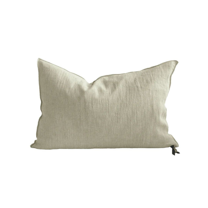 Coussin rectangulaire 50x70 Toile de Naples Fior di Latte crème Maison de Vacances design minimaliste