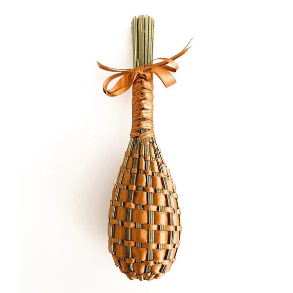 Copper satin lavender sachet