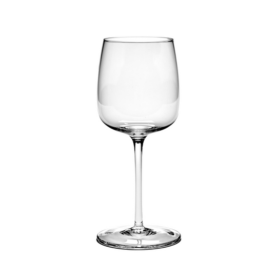 Verre à vin blanc courbe Passe-Partout Serax transparent design Vincent Van Duysen
