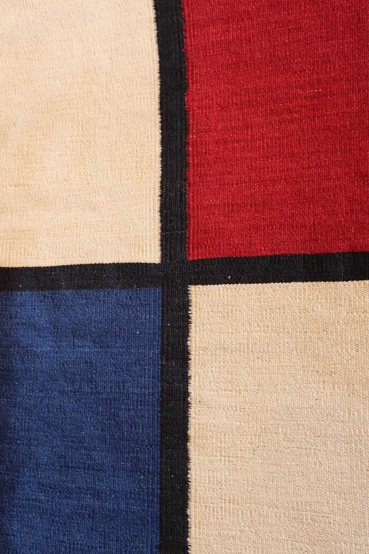 Kilim contemporain Mondrian - 360x247 cm