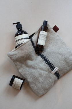 Pochette Inori Laine et Lin 30x30 cm - Bed and Philosophy